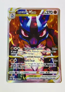 Pokemon Lucario VSTAR Promo SWSH291 Sword & Shield Holo 270 HP Card - Image 1