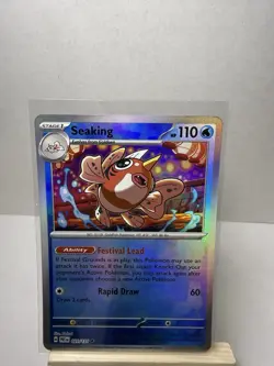 The Pokemon Company Seaking 021/131 Prismatic Evolutions Holo 110 HP Master Ball - Image 1