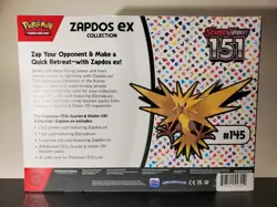 POKEMON TCG SCARLET & VIOLET 151 ZAPDOS EX COLLECTION NEW BOX FACTORY SEALED NEW - Image 2
