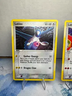 Pokemon TCG Latios 2/10 & Latias 4/10 EX Trainer Kit Holo Rare 2004 VTG NM - Image 2