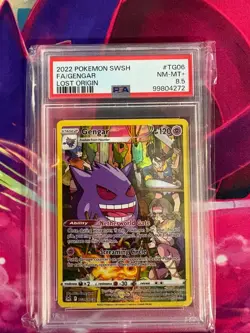 Gengar TG06/TG30 Lost Origin English PSA Graded 8.5 Pokemon TCG - Image 1