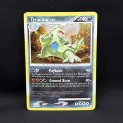 2007 Tyranitar 17/123 Pokemon Mysterious Treasures Holo Near Mint - Image 1