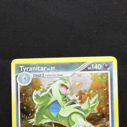 2007 Tyranitar 17/123 Pokemon Mysterious Treasures Holo Near Mint - Image 4