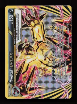 Yveltal BREAK 66/114 Rare BREAK Steam Siege Pokemon Moderately Played - Image 1
