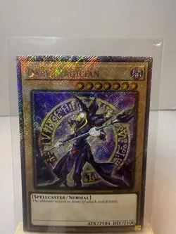 Yu-Gi-Oh! Dark Magician RA04-EN106 Quarter Century 1st Ed Platinum Secret ATK/2… - Image 1