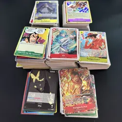 One Piece TCG 400+ Card Lot 20 SR 6 Leaders OP13 OP14 EB03 PRB02 Bulk - Image 1