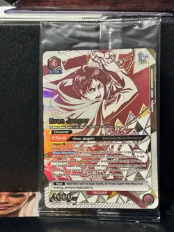 Union Arena TCG Eren Jaeger UEPR/AOT-1-092-2-004 Battle Promo English Sealed - Image 1