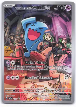SV: Scarlet & Violet Promo Cards #203 Team Rocket's Wobbuffet - Image 1