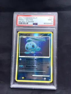 Pokemon Cards: Majestic Dawn Reverse Holo: Phione 12/100 PSA 9 - Image 1