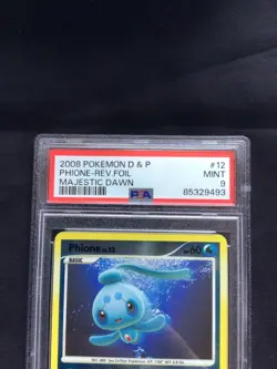 Pokemon Cards: Majestic Dawn Reverse Holo: Phione 12/100 PSA 9 - Image 3