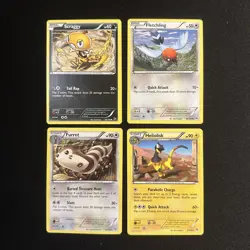 Pokemon Card Lot x4 - Flashfire 2 Commons & 2 Rares - TCG 2014 - Image 1