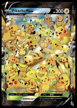 Pikachu V-Union JUMBO OVERSIZED Black Star Promo Pokemon Card - Image 1