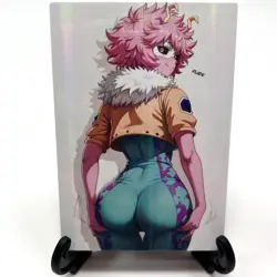 My Hero Academia Mina Ashido Sexy Anime Waifu Girl Lewd Goddess Story Art Card - Image 2