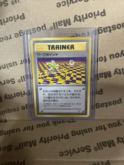 Japanese Warp Point No Number Gym Theme Deck Pokemon Card NM Pocket Monsters - Image 1