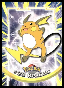 Pokemon Cards Raichu #26 Topps Trading Cards Series 1 NM *2 - Image 1