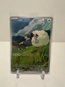 Hops Wooloo 170/159 (JTG) Journey Together NM Illustration Rare Pokemon Card - Image 1