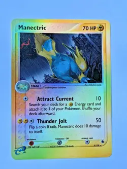 Manectric 9/109 - EX Ruby & Sapphire REV HOLO LP-EXC BUY 2 CARDS GET 1 FREE!! - Image 1