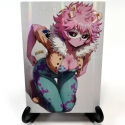 My Hero Academia Mina Ashido Sexy Anime Waifu Girl Lewd Goddess Story Art Card - Image 2