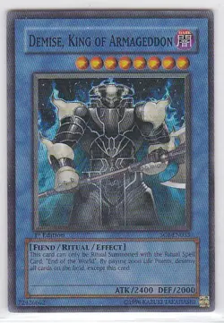 JP) Yugioh - Konami - Yu-Gi-Uh! - Demise, King of Armageddon - SOI-EN035 - Card - Image 1
