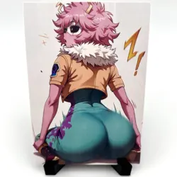 My Hero Academia Mina Ashido Sexy Anime Waifu Girl Lewd Goddess Story Art Card - Image 1