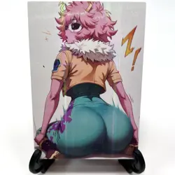 My Hero Academia Mina Ashido Sexy Anime Waifu Girl Lewd Goddess Story Art Card - Image 2