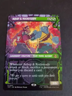 x1 Bebop & Rocksteady - Showcase R MTG Teenage Mutant Ninja Turtles M/NM, TMT - Image 1