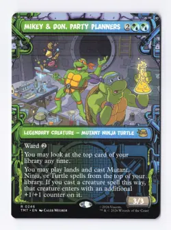 Mikey & Don, Party Planners (Showcase) MTG Teenage Mutant Ninja Turtles (TMT) - Image 1