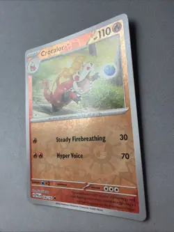 Pokemon TCG * SV Paldea Evolved * 36/193 Crocalor REVERSE HOLO Uncommon * NM - Image 2