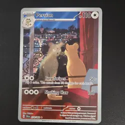 Pokemon Persian Full Art Illustration Rare Holo Sv: Shrouded Fable 078/064 110 … - Image 1