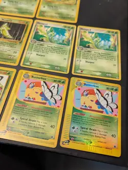 Pokemon Caterpie Metapod Butterfree; FREE SHIPPING; Reverse HOLO - Image 3