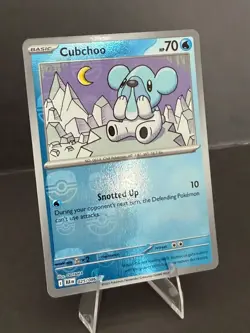 🔥Cubchoo (Master Ball Pattern) 025/086 Holo - Pokemon SV: Black Bolt NM+🔥 - Image 2