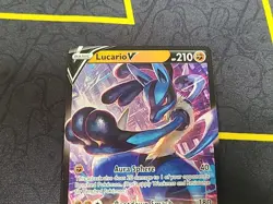 Pokemon Lucario V 027/073 Intro Deck NON-HOLO EXCLUSIVE LP-NM (Champion's Path) - Image 2