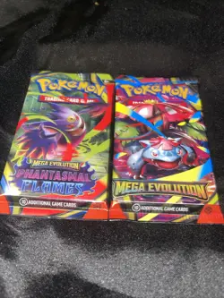 Pokemon Mega Evolution Booster Pack (2 Packs) NEW SEALED - Image 1