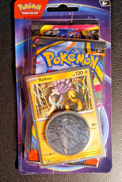 NEW Pokemon Mega Evolution & Phantasmal Flames 2-Pack Blister Sealed - Raikou - Image 2