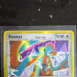Clean! Pokemon Deoxys EX Delta Species Holon Phantoms Holo Rare 5/110 - Image 2