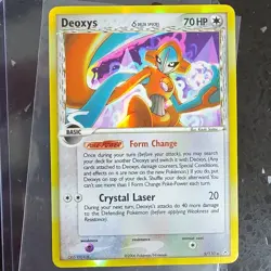 LP-NM Pokemon Deoxys 5/110 EX Holon Phantoms Delta Species Holo Rare - Image 1
