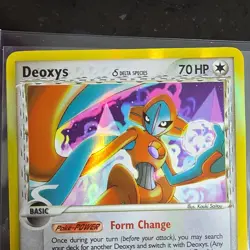 LP-NM Pokemon Deoxys 5/110 EX Holon Phantoms Delta Species Holo Rare - Image 5