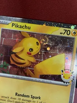 Pikachu (Pokemon Day 2026) 051/162 *COSMOS HOLO* *CRAZY SWIRL* - Image 1