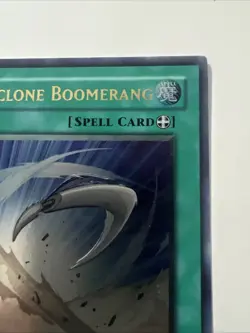 Yugioh Cyclone Boomerang SOI-EN042 Ultimate Rare 1st Ed - Image 3