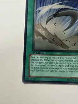 Yugioh Cyclone Boomerang SOI-EN042 Ultimate Rare 1st Ed - Image 5