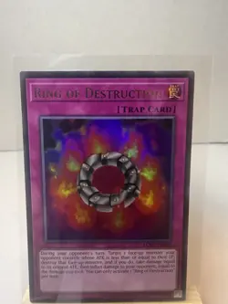Yu-Gi-Oh! Ring of Destruction LCKC-EN050 Legendary Collection Kaiba Trap Regular - Image 1