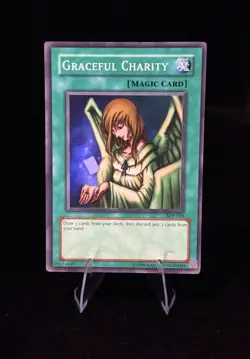 Yugioh Graceful Charity SDP-040 Super Rare Unlimited - NM- - Image 1