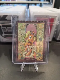 My Little Pony Trading Card Applejack Portrait Foil MLPME01-SC-006L5 Kayou 2025 - Image 1