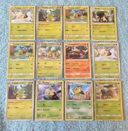 TURTWIG, GROTLE, & TORTERRA BUNDLE OF POKEMON CARDS - Image 1