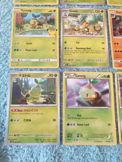 TURTWIG, GROTLE, & TORTERRA BUNDLE OF POKEMON CARDS - Image 4