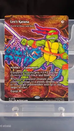 Leo's Katana - Sword of Sinew and Steel (Borderless) TMNT Regular - Image 1