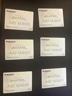 Magic The Gathering Avatar Art Series The Gathering 1-6 - Image 2