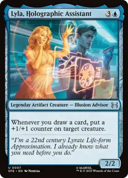 1 x Lyla, Holographic Assistant - Marvel's Spider-Man Eternal - NM-Mint - MTG - Image 1