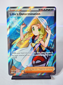 Pokemon TCG: Lillie's Determination Trainer Card Holo Rare 169/132 - Image 1