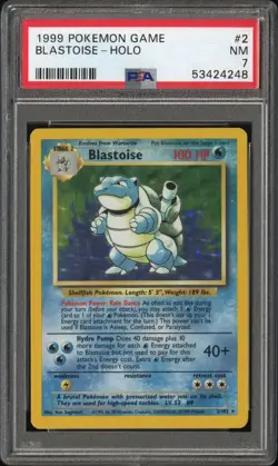 1999 Pokemon Blastoise PSA 7 - Holo - Foil - Card - Image 1